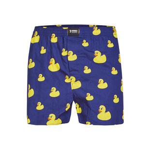 Happy Shorts X Heren Wijde Boxershort Met Binnenbroek Badeendjes Print
