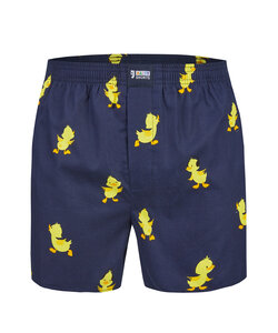Happy Shorts X Men's Wide Boxer Shorts With Inner Briefs Chick Print