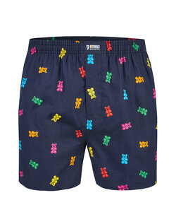Happy Shorts X Heren Wijde Boxershort Met Binnenbroek Gummibeer Print