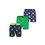 Happy Shorts Happy Shorts X Heren Wijde Boxershort Met Binnenbroek Kikker/Eend/Bij Print 3-Pack