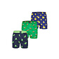 Happy Shorts Happy Shorts X Heren Wijde Boxershort Met Binnenbroek Kikker/Eend/Bij Print 3-Pack
