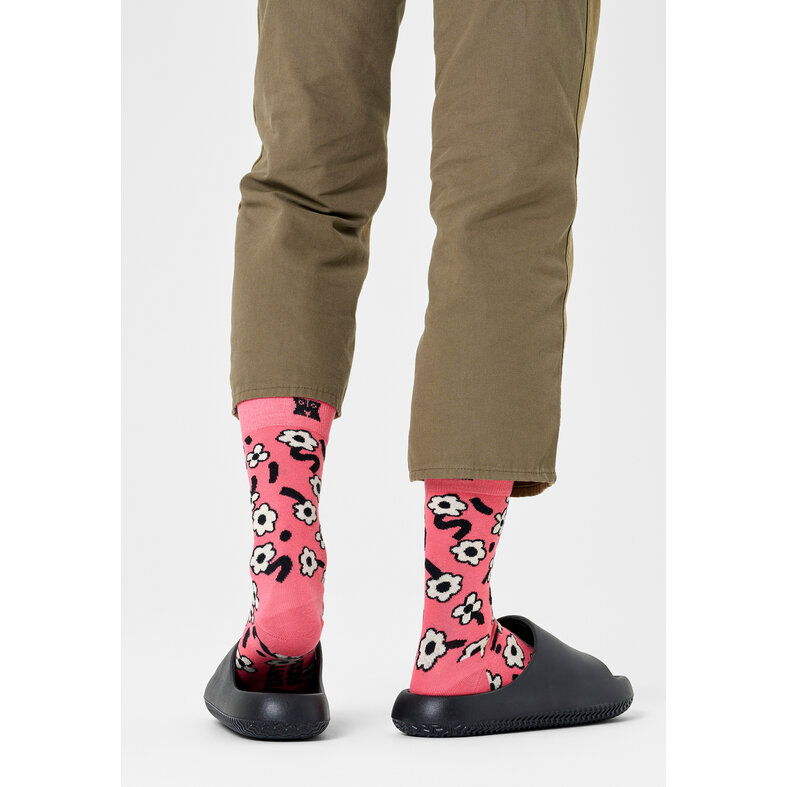 Happy Socks Happy Socks Sokken Dancing Flower Roze