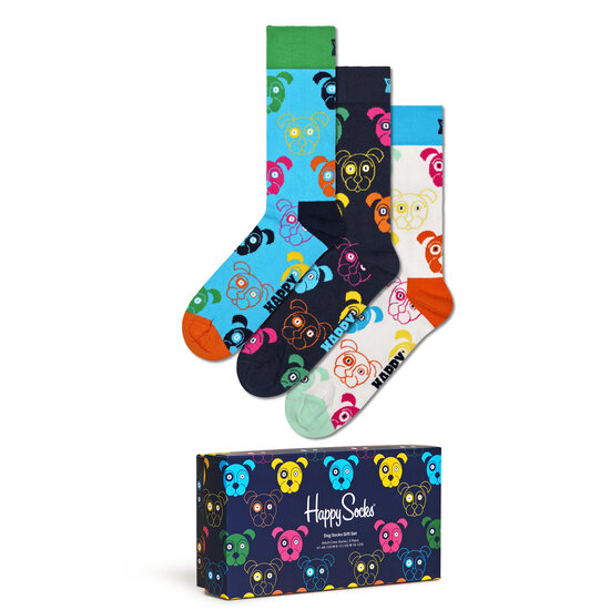 Happy Socks Happy Socks Mixed Dogs Gift Pack 3-Pack