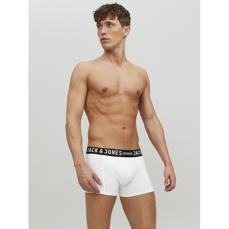 Jack & Jones Jack & Jones Men's Boxer Shorts SENSE Black/Grey/White 3-Pack