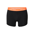 Happy Shorts Happy Shorts Heren Boxershorts Trunks Effen Zwart 3-Pack