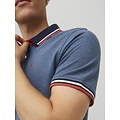 Jack & Jones Jack & Jones Men's Polo JJEPAULOS Denim Blue Red 2-Pack