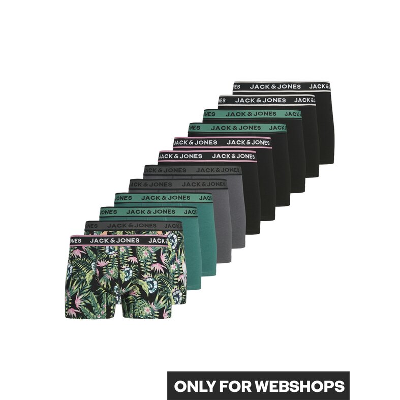 Jack & Jones Jack & Jones Men's Boxer Shorts Trunks JACDREW 12-Pack