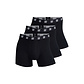 CR7 CR7 Men's Boxer Shorts Plain Black 3-Pack
