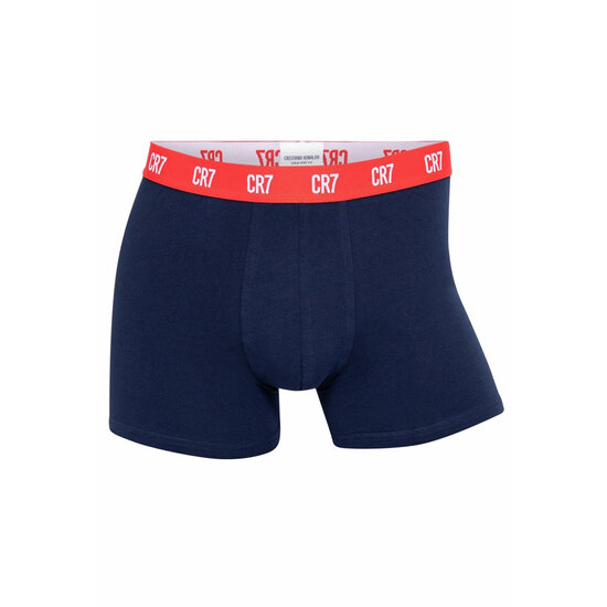 CR7 CR7 Heren Boxershorts Effen Rood/Grijs/Blauw 3-Pack