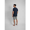 Phil & Co Phil & Co Essential Shortama Heren Korte Pyjama Katoen Blauw / Grijs