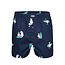 Happy Shorts Happy Shorts X Heren Wijde Boxershort Met Binnenbroek Surfende Zeemeeuw Print