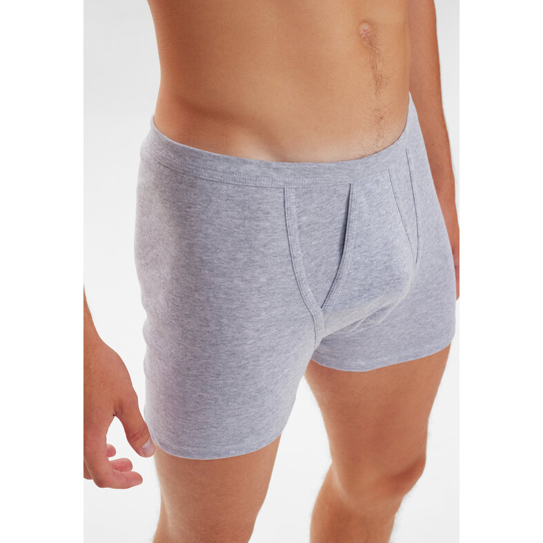 JBS JBS Men's Boxer Shorts With Fly Gray