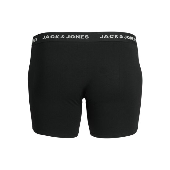 Jack & Jones Jack & Jones Plus Size Men's Boxer Shorts Trunks JACBASIC Black 7-Pack