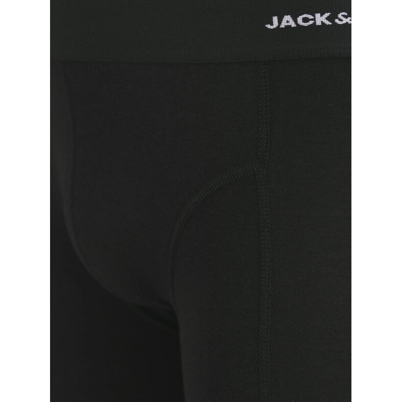 Jack & Jones Jack & Jones Heren Plus Size Boxershorts Trunks JACBASIC Bamboo Zwart 3-Pack