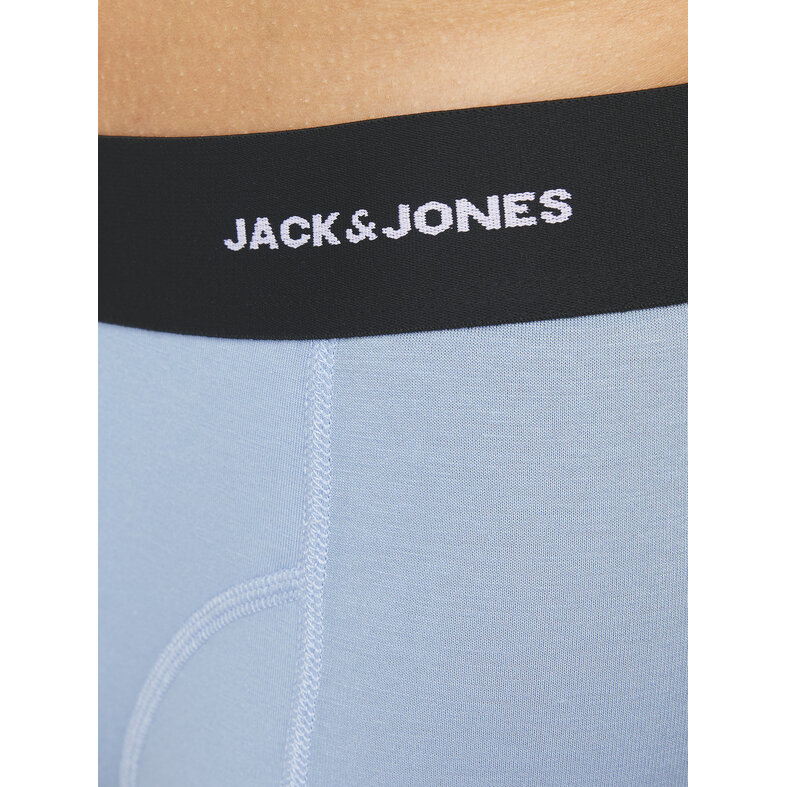 Jack & Jones Jack & Jones Heren Boxershorts Trunks JACPHILIP Bamboo Effen 3-Pack
