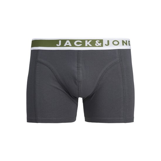 Jack & Jones Jack & Jones Heren Plus Size Boxershorts Trunks JACKARIM Effen 3-Pack