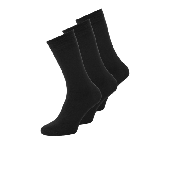 Jack & Jones Jack & Jones Men's Socks JACBASIC Bamboo Black 3-Pack