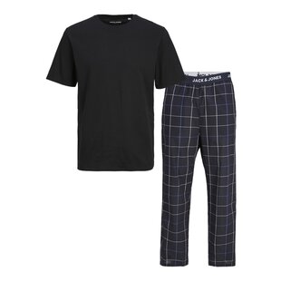 Jack & Jones Heren Pyjamaset JACBASIC Zwart/Donkerblauw