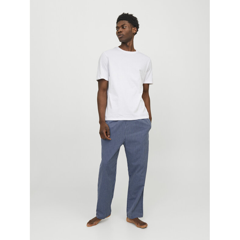 Jack & Jones Jack & Jones Heren Pyjamaset JACBASIC Wit/Blauw