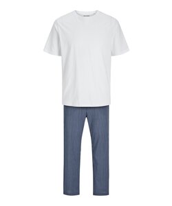 Jack & Jones Heren Pyjamaset JACBASIC Wit/Blauw