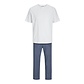 Jack & Jones Jack & Jones Heren Pyjamaset JACBASIC Wit/Blauw