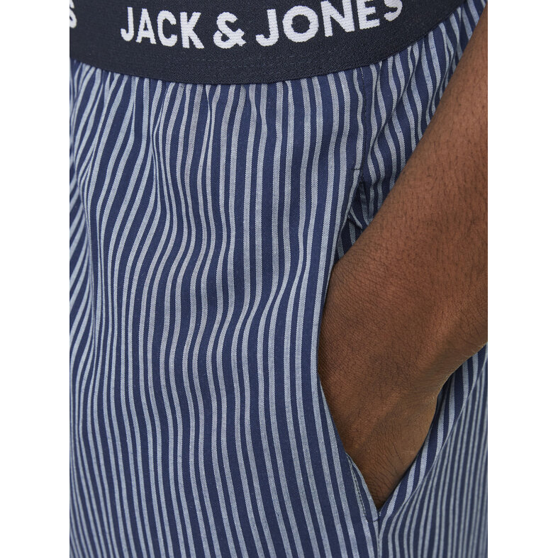 Jack & Jones Jack & Jones Heren Pyjamaset JACBASIC Wit/Blauw