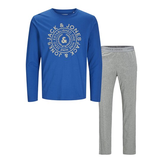 Jack & Jones Junior Jack & Jones Junior Pyjamaset JACATHENS Blauw/Grijs