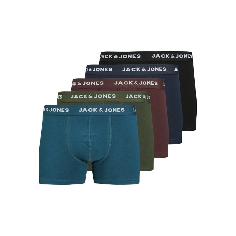 Jack & Jones Jack & Jones Men's Boxer Shorts Trunks JACTEO Plain 5-Pack
