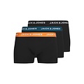 Jack & Jones Jack & Jones Heren Boxershorts Trunks JACJONAS Zwart 3-Pack