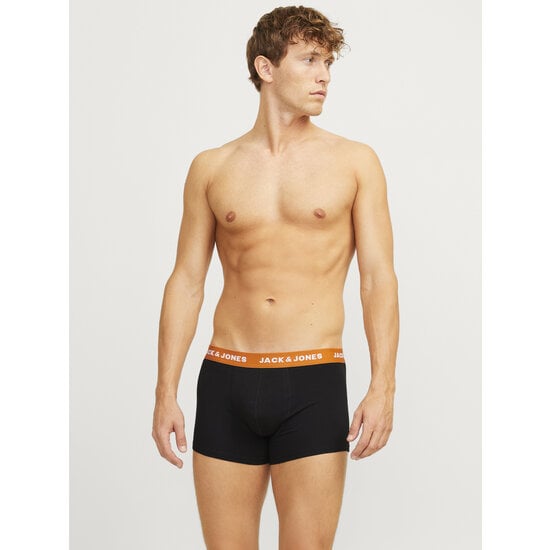 Jack & Jones Jack & Jones Heren Boxershorts Trunks JACOLIVER Zwart 5-Pack