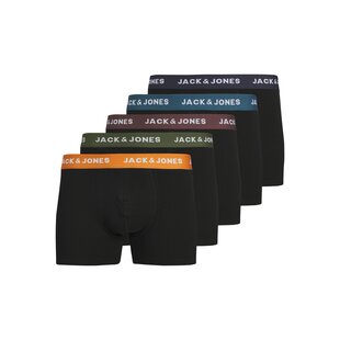 Jack & Jones Junior Boxer Shorts Trunks JACOLIVER Black 5-Pack