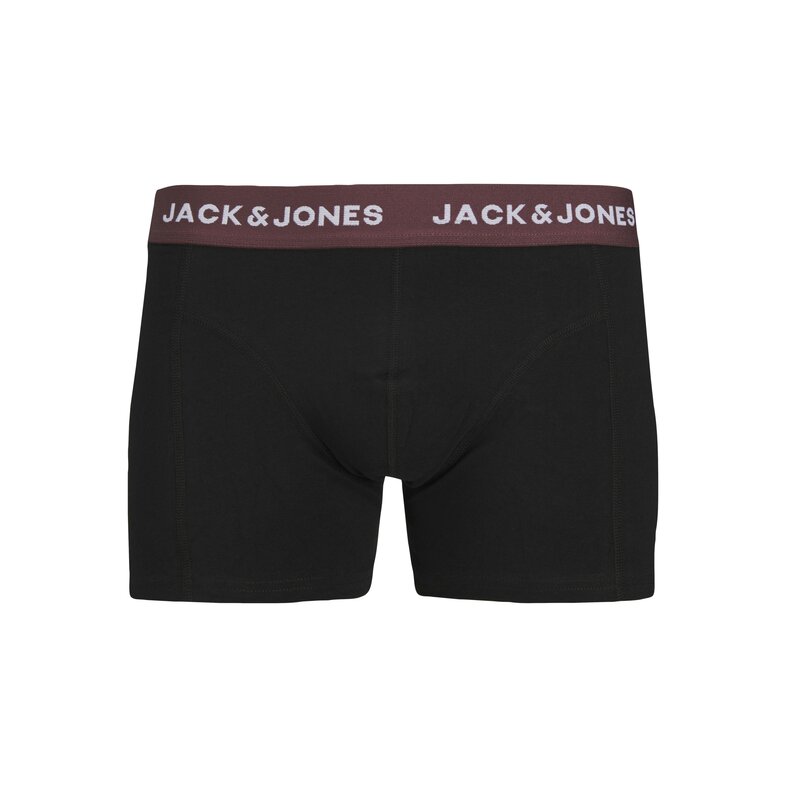 Jack & Jones Jack & Jones Heren Plus Size Boxershorts Trunks JACOLIVER Zwart 5-Pack
