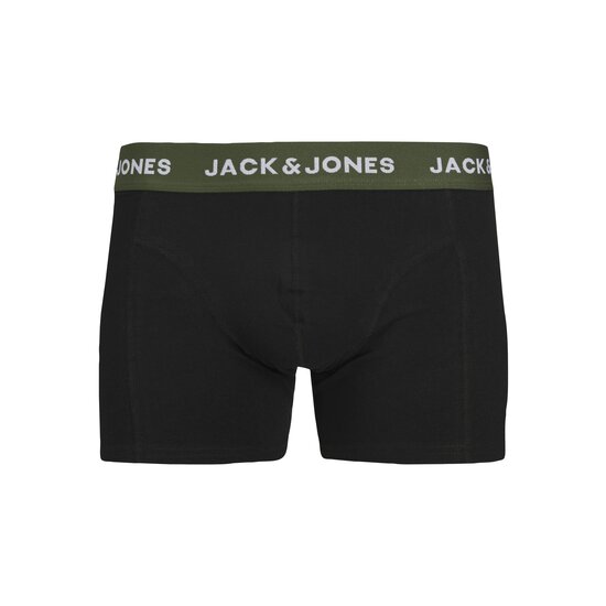 Jack & Jones Jack & Jones Heren Plus Size Boxershorts Trunks JACOLIVER Zwart 5-Pack