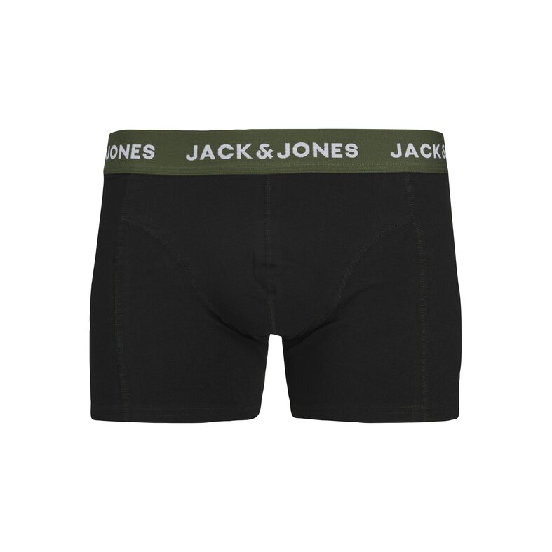 Jack & Jones Jack & Jones Heren Plus Size Boxershorts Trunks JACOLIVER Zwart 5-Pack