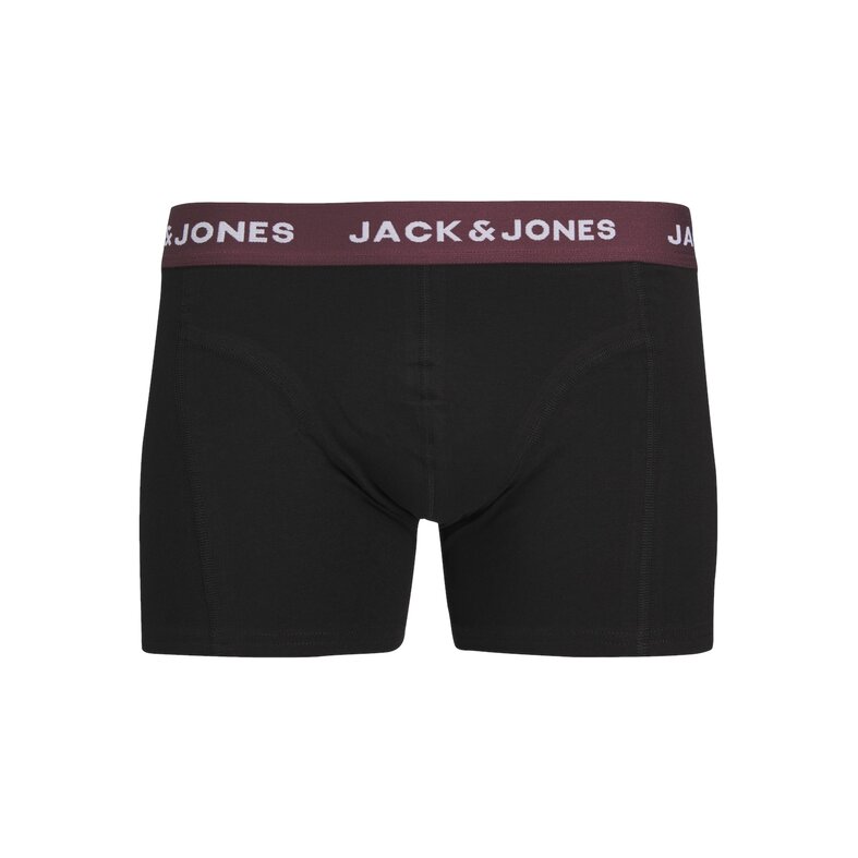 Jack & Jones Jack & Jones Men's Plus Size Boxer Shorts Trunks JACARON Black 3-Pack