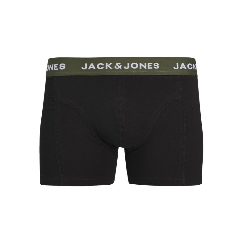 Jack & Jones Jack & Jones Men's Plus Size Boxer Shorts Trunks JACARON Black 3-Pack