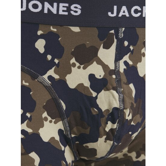 Jack & Jones Jack & Jones Heren Plus Size Boxershorts Trunks JACCAMOFLAGE 3-Pack