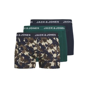 Jack & Jones Heren Plus Size Boxershorts Trunks JACCAMOFLAGE 3-Pack