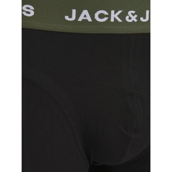 Jack & Jones Jack & Jones Men's Plus Size Boxer Shorts Trunks JACARON Black 3-Pack