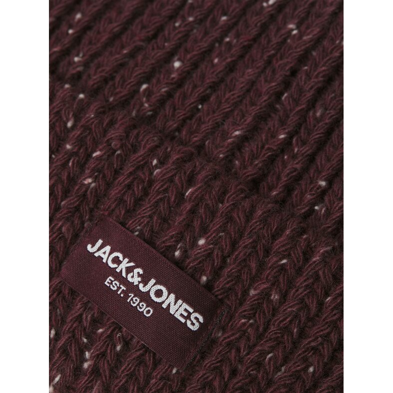 Jack & Jones Jack & Jones Heren Muts JACCLIFF Beanie Vineyard Wine