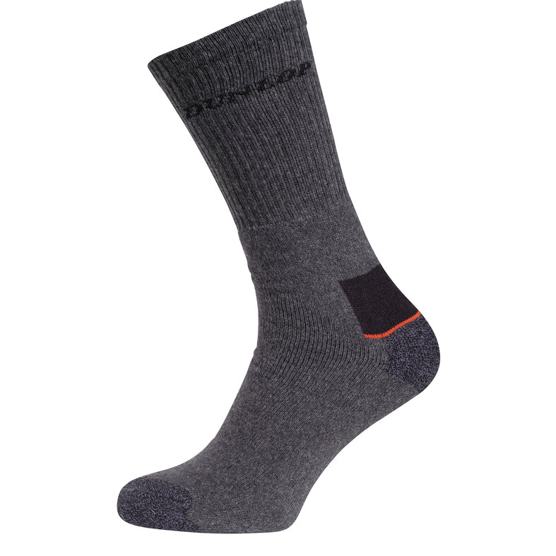 Dunlop Dunlop Men's Work Socks 3-Pack Grey