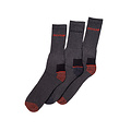 Dunlop Dunlop Heren Werksokken 3-Pack Grijs