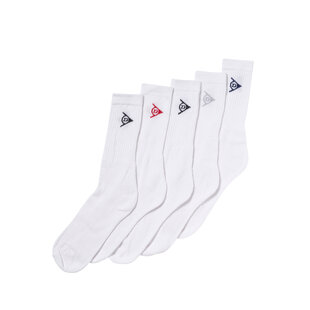 Dunlop Men's Sports Sock 5-Pack White