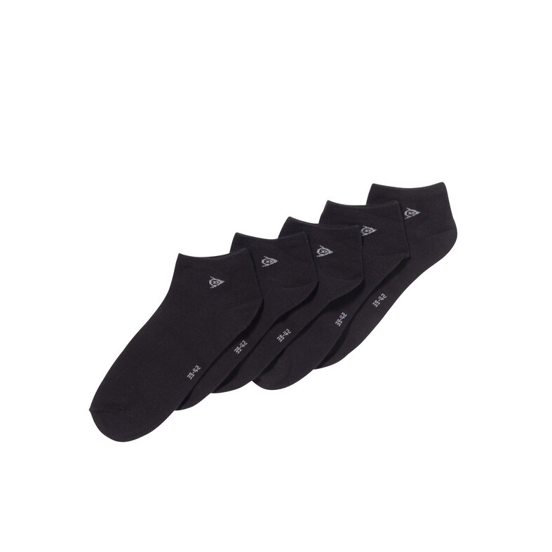 Dunlop Dunlop Men's Sneaker Socks 5-Pack Black