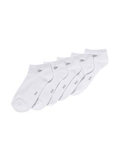 Dunlop Heren Sneakersokken 5-Pack Wit
