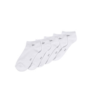 Dunlop Men's Sneaker Socks 5-Pack White