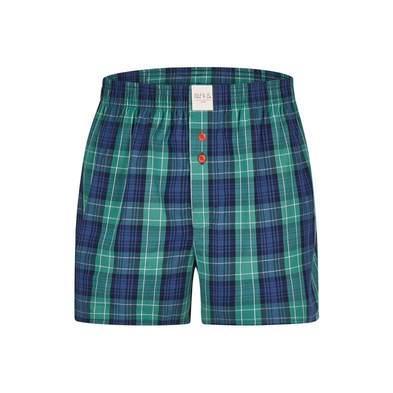 Phil & Co Phil & Co Wide Boxer Shorts Men's Woven Cotton Multipack 6-Pack D405