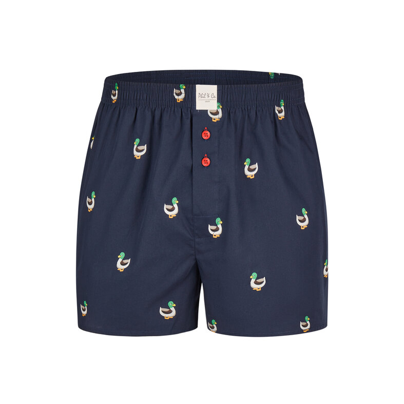 Phil & Co Phil & Co Wide Boxer Shorts Men's Woven Cotton Multipack 6-Pack D405