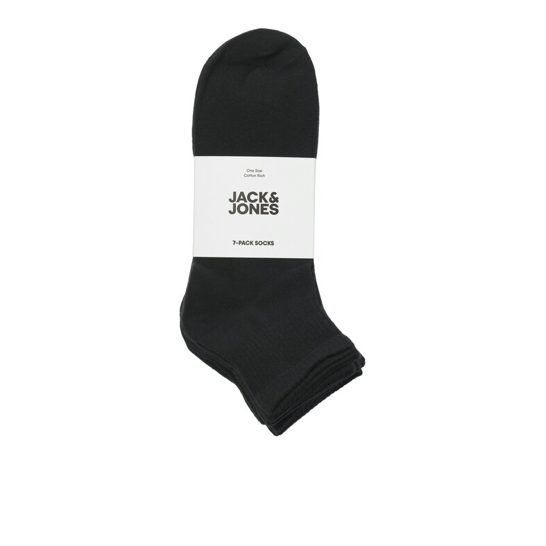 Jack & Jones Jack & Jones Men's Short Sports Socks JACLEON Tennis Socks 7-Pack Black