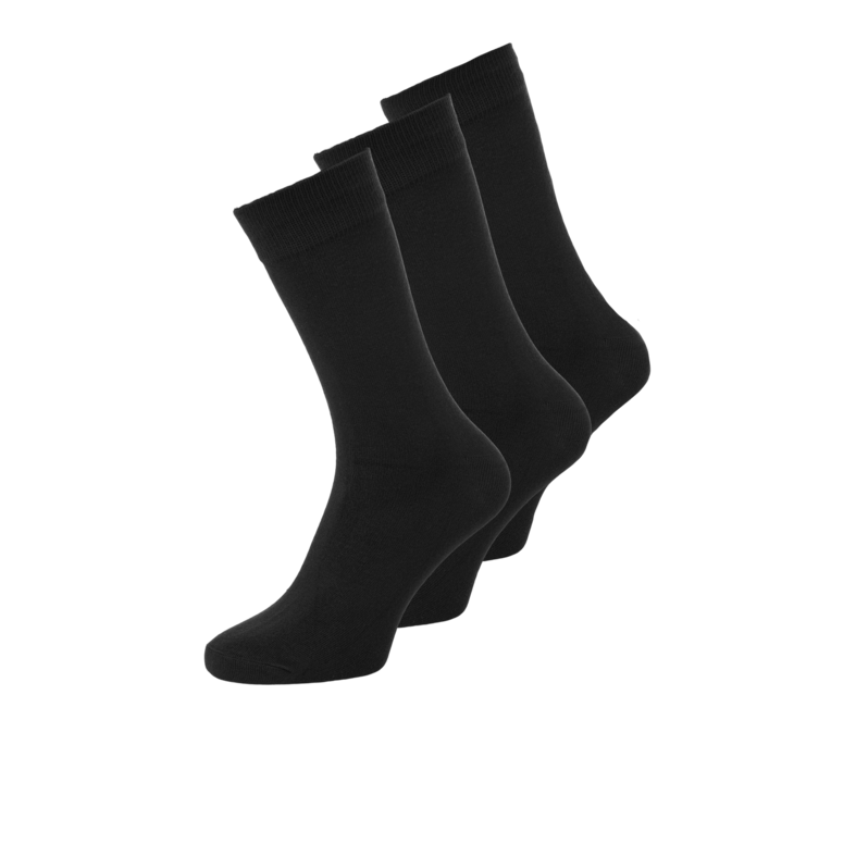 Jack & Jones Jack & Jones Heren Sokken JACBASIC Bamboo Zwart 3-Pack
